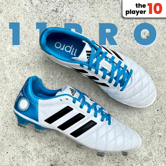 Adidas AdiPure 11 Pro FG Remake Football Boot - Limited Edition - White / Blue / Black